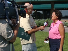 Press event for Nancy Lopez golf school